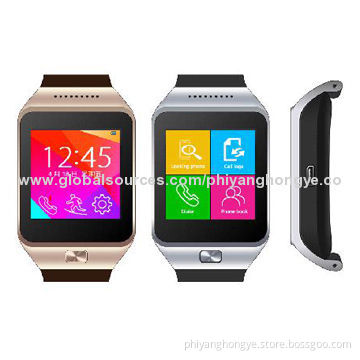 The Cheapest 2G Smart Watch Phone, 1.55" LED Display, 2G GSM Calling Function/Camera/FM Radio/BT/MP3New
